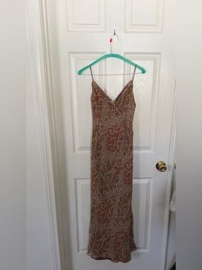 Vintage laundry by shelli segal paisley maxi dress